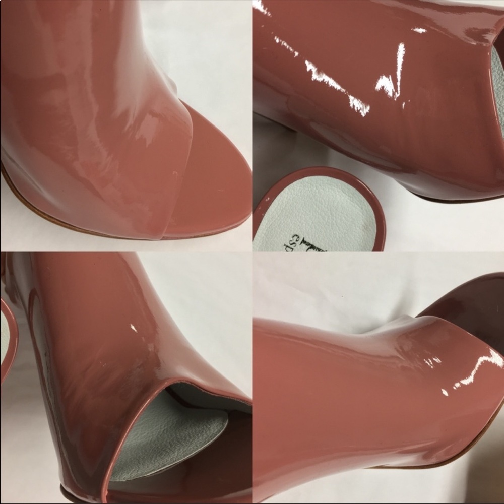 ❌SOLD❌ PEDRO GARCIA Carrie Patent Open Toe Mules - Picture 7 of 8